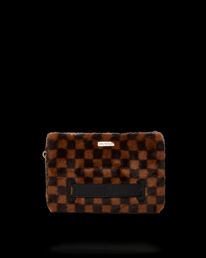 FURRR SHARKS IN PARIS CROSSOVER CLUTCH