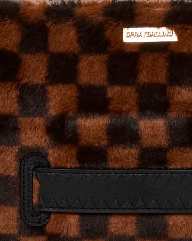 FURRR SHARKS IN PARIS CROSSOVER CLUTCH