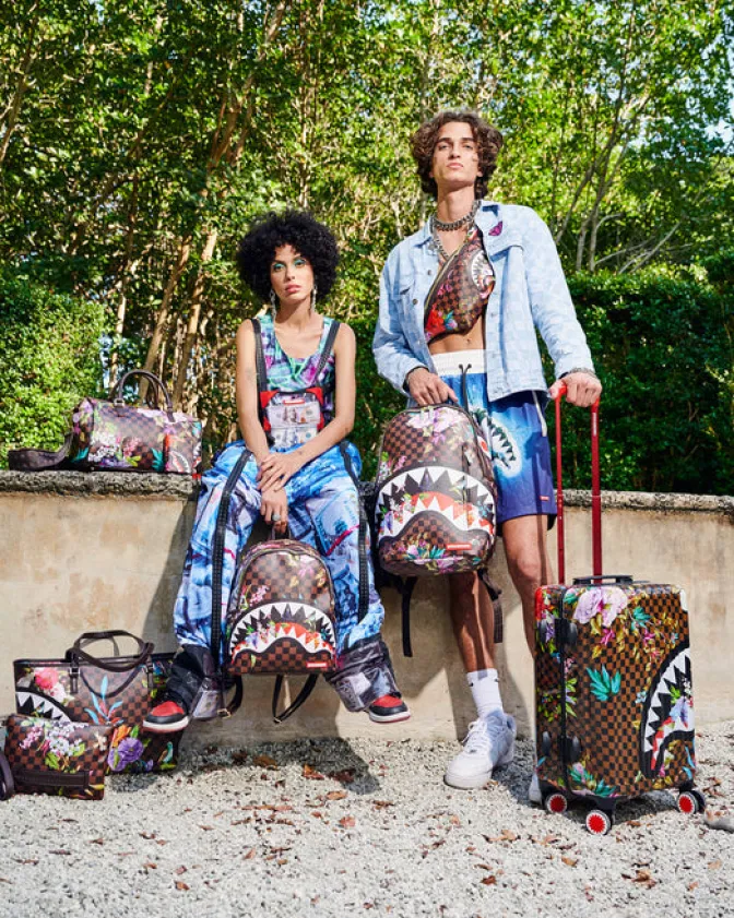 GARDEN OF SHARKS MINI DUFFLE