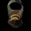GOLD KNIT SHARK MOUTH SKI MASK