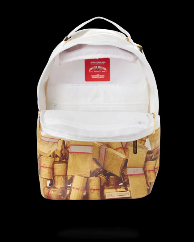 GOLD MONEY BRICKS DLXV BACKPACK