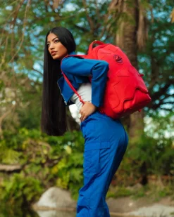 HEAVY METAL SHARK RED BACKPACK (DLXV)