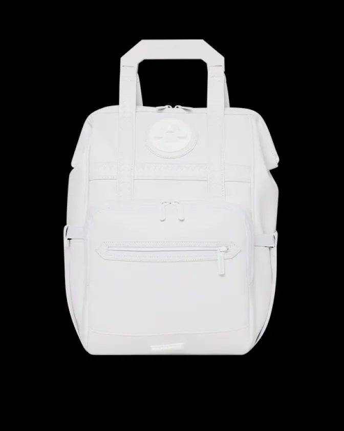 HEAVY METAL SHARK WHITE OUT BIZ TOP OPENER BACKPACK