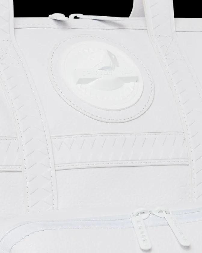 HEAVY METAL SHARK WHITE OUT BIZ TOP OPENER BACKPACK