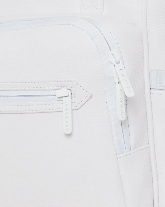 HEAVY METAL SHARK WHITE OUT BIZ TOP OPENER BACKPACK