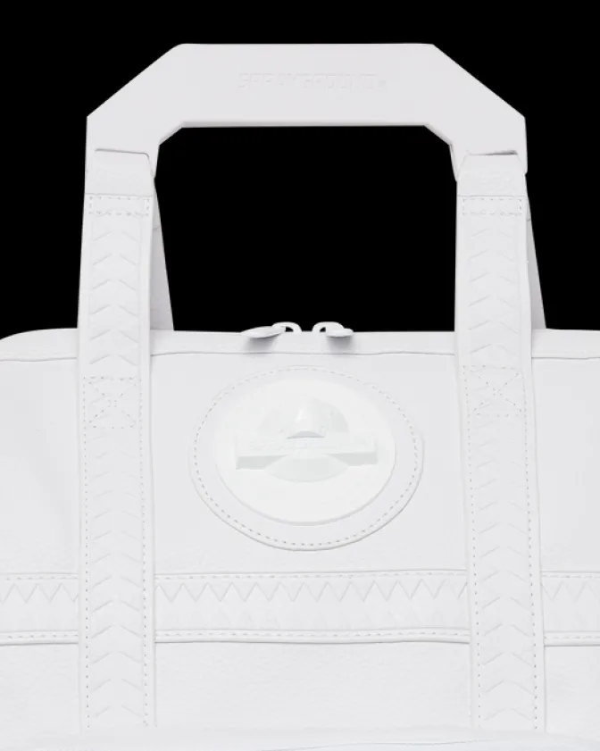 HEAVY METAL SHARK WHITE OUT BIZ TOP OPENER BACKPACK