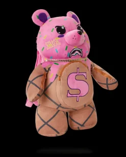 I SCREAM MONEYBEAR TEDDYBEAR BACKPACK