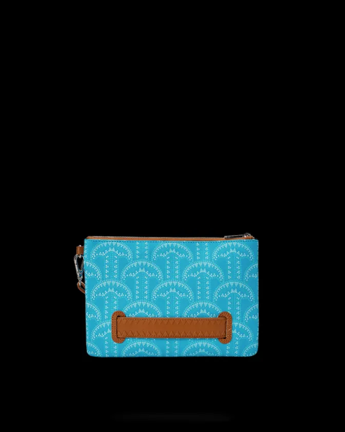 ILLUCHAINS TURQ CROSSOVER CLUTCH