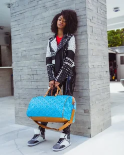 ILLUCHAINS TURQ DUFFLE