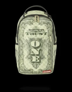IN GOD WE TRUST GREEN BACKPACK (ONE OF ONE)