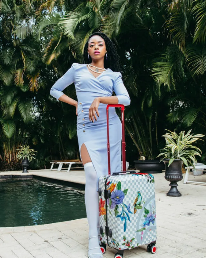 JARDIN DU PALAIS SHARKNAUTICS HARDSHELL CARRY-ON LUGGAGE
