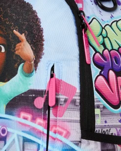 KARMA'S WORLD TURN UP THE VOLUME BACKPACK
