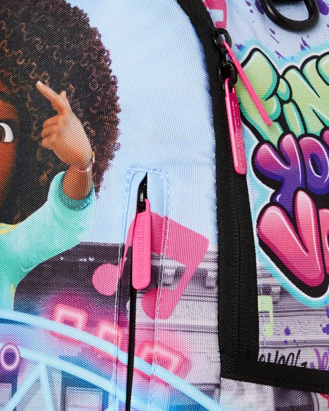 KARMA'S WORLD TURN UP THE VOLUME BACKPACK