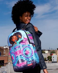 KARMA'S WORLD TURN UP THE VOLUME BACKPACK