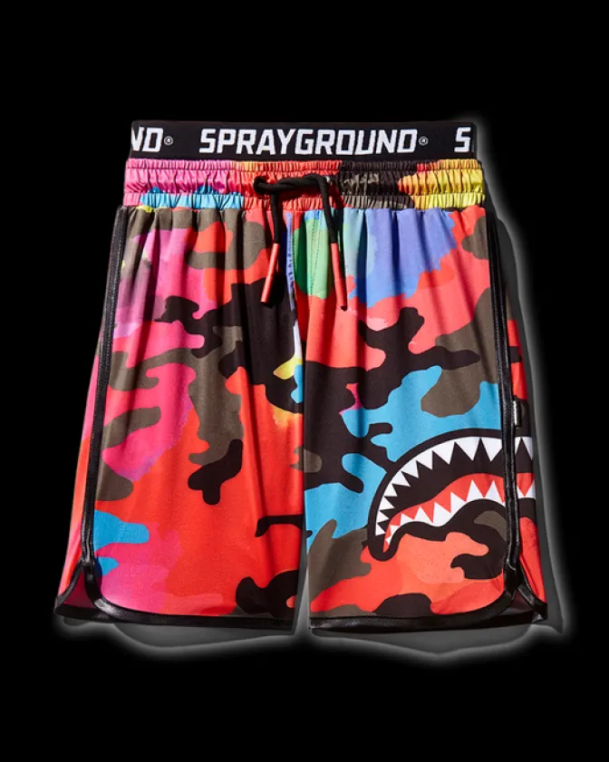 KIDS CAMOBURST SWIM TRUNKS