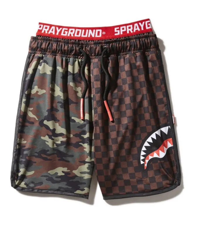 KIDS CHECKS u0026 CAMO SWIM TRUNKS