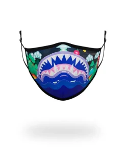 KIDS FORM FITTING MASK: ASTRO BUBBLE