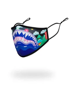 KIDS FORM FITTING MASK:  ASTRO BUBBLE