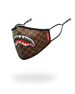 KIDS FORM FITTING MASK: CHECKS u0026 CAMO