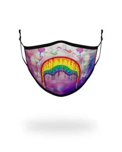 KIDS FORM FITTING MASK: MELT THE RAINBOW