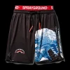 KIDS JAPAN WAVE SWIM TRUNKS (BLACK)