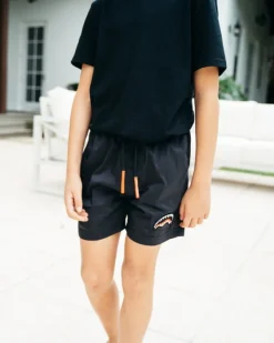 KIDS LIGHTS OUT SWIM TRUNKS
