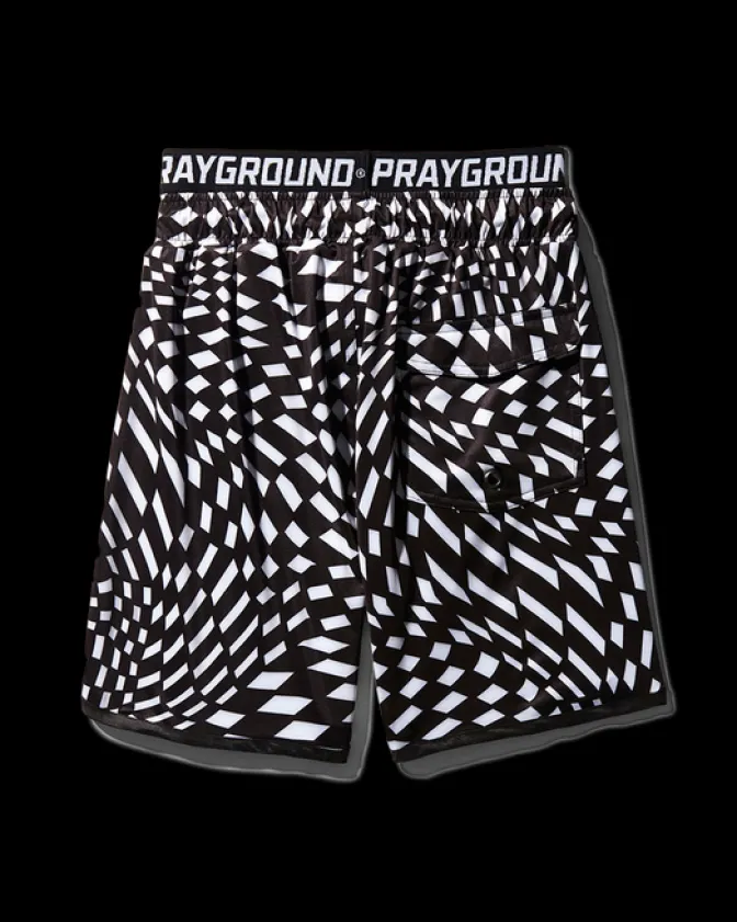 KIDS TRIPPY SWIM TRUNKS
