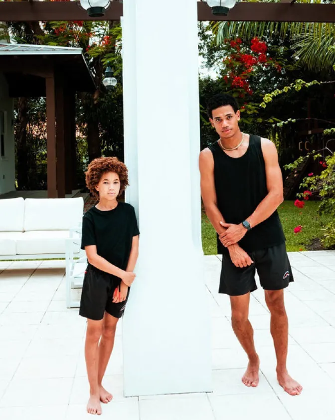 LIGHTS OUT SHOTO SWIM TRUNKS