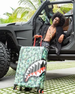 MAMA I MADE IT SHARKITECTURE HARDSHELL FULL-SIZE LUGGAGE
