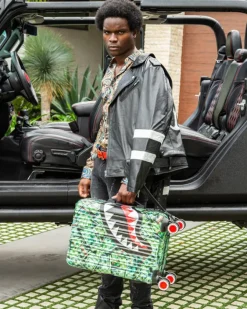 MAMA I MADE IT SHARKNAUTICS HARDSHELL CARRY-ON LUGGAGE