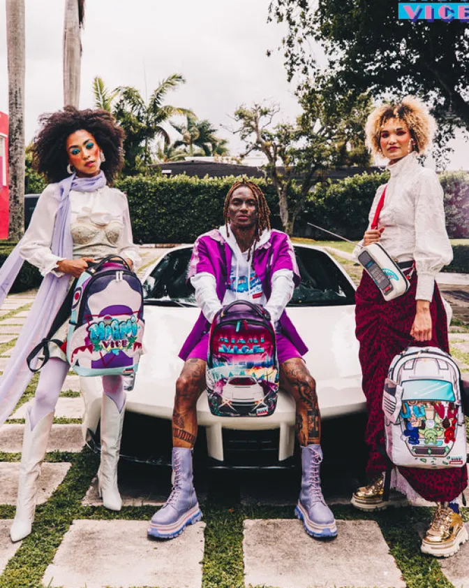 MIAMI VICE CELLPHONE BACKPACK