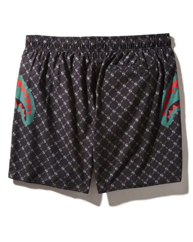 MIDNIGHT MONEYGRAM SHOTO SWIM TRUNKS