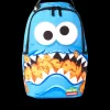 MINI COOKIE MONSTER SHARK BACKPACK