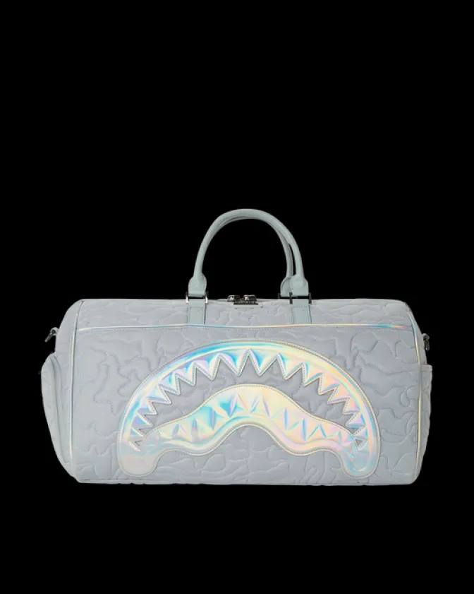 MIRASHAKU IRIDESCENT QUILT DUFFLE