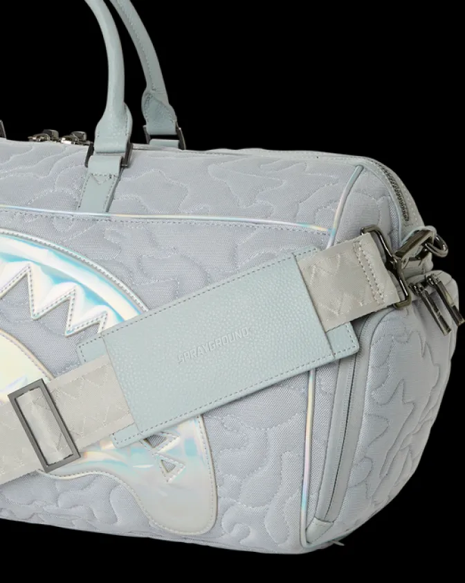 MIRASHAKU IRIDESCENT QUILT DUFFLE