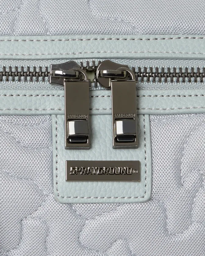MIRASHAKU IRIDESCENT QUILT DUFFLE