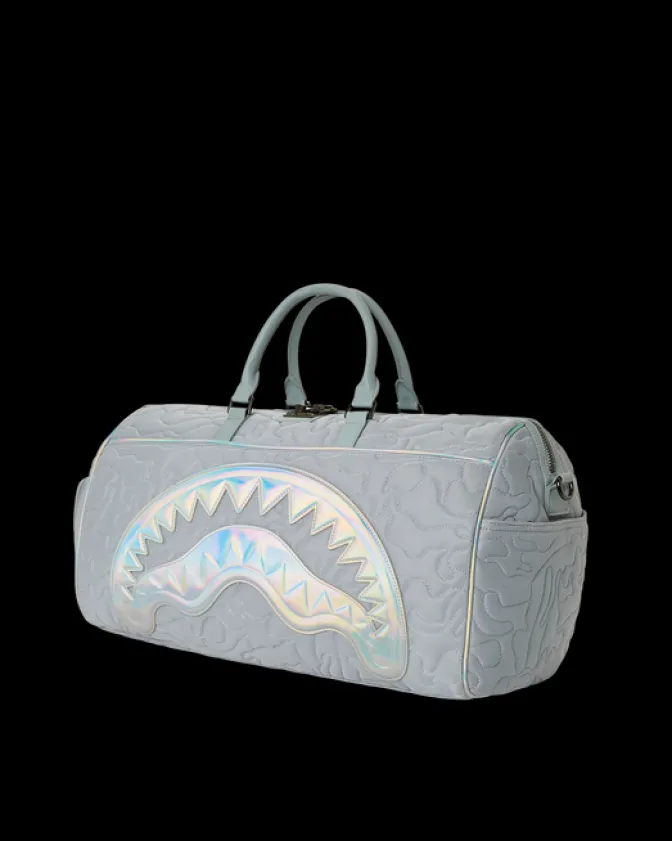 MIRASHAKU IRIDESCENT QUILT DUFFLE