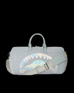 MIRASHAKU IRIDESCENT QUILT DUFFLE
