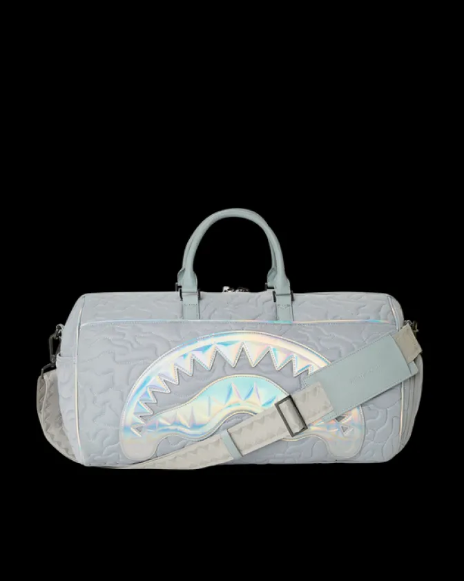 MIRASHAKU IRIDESCENT QUILT DUFFLE