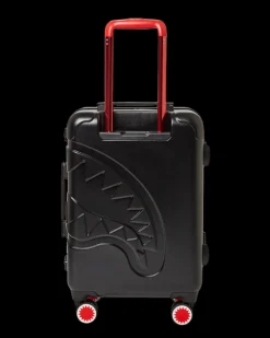 MOLDED SHARKITECTURE BLACK HARDSHELL CARRY-ON LUGGAGE