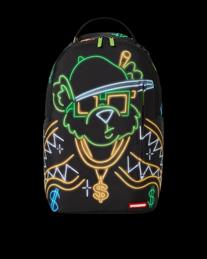 MONEY BEAR CITY LIGHTS BACKPACK