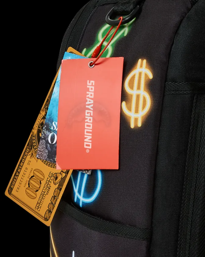 MONEY BEAR CITY LIGHTS BACKPACK