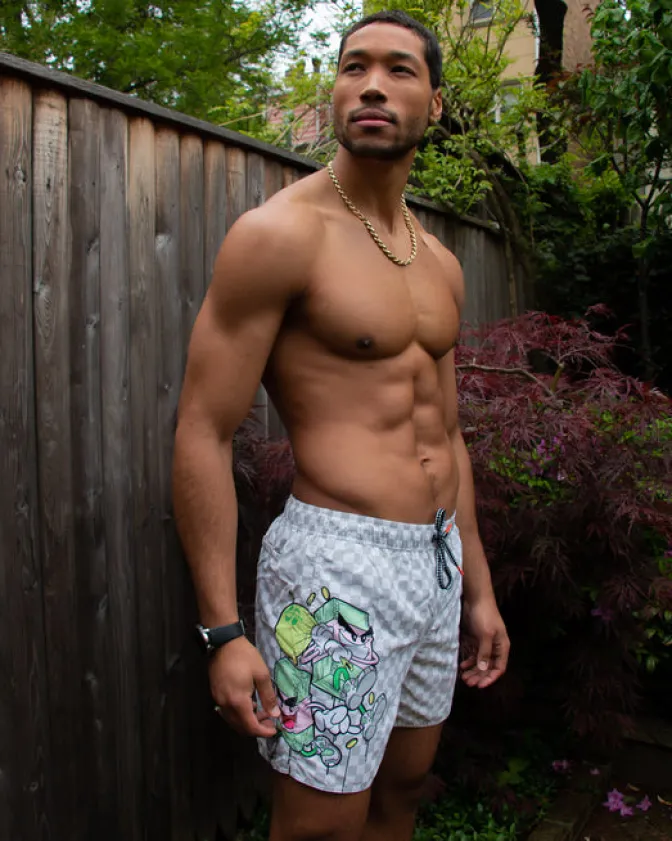 MONEY BOYS SANDBAR SWIM TRUNKS