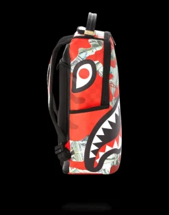 MONEY CAMO (RED) BACKPACK
