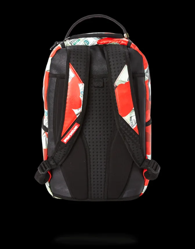MONEY CAMO (RED) BACKPACK