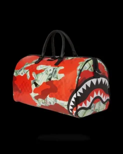 MONEY CAMO (RED) DUFFLE