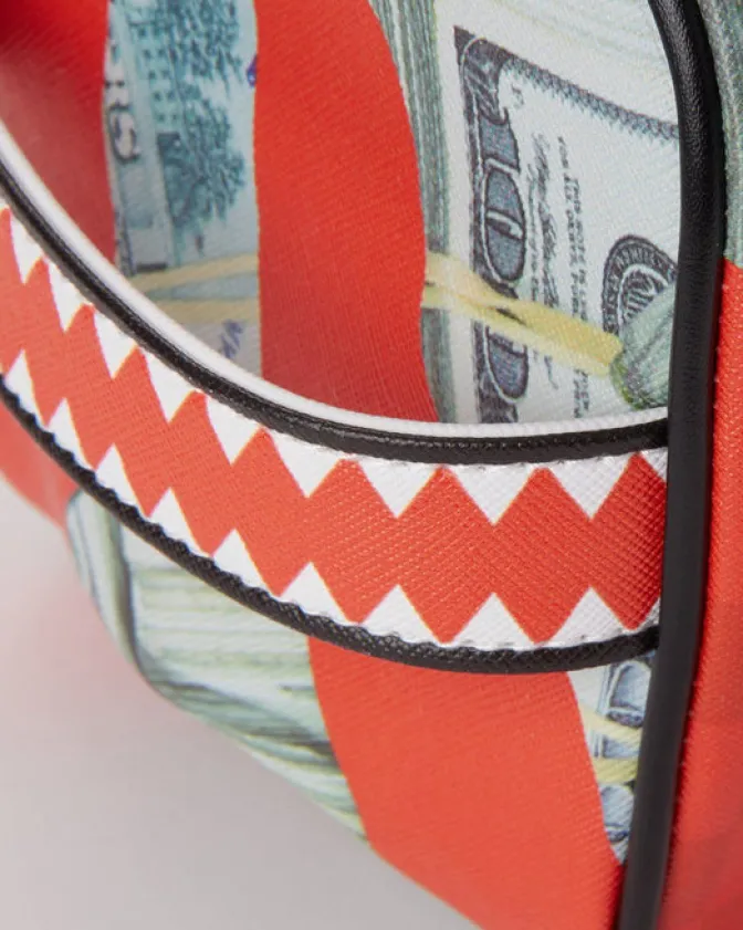 MONEY CAMO (RED) TOILETRY BAG