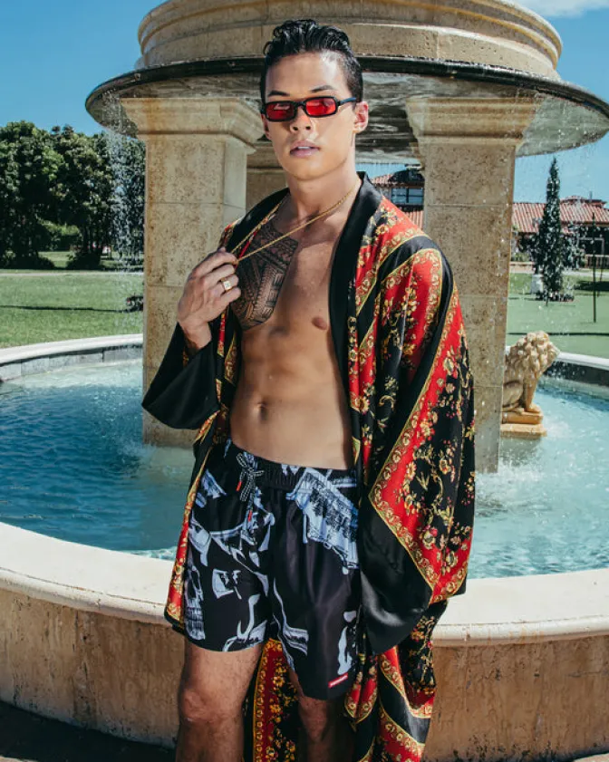 MONEY NIGHT SHOTO SWIM TRUNKS