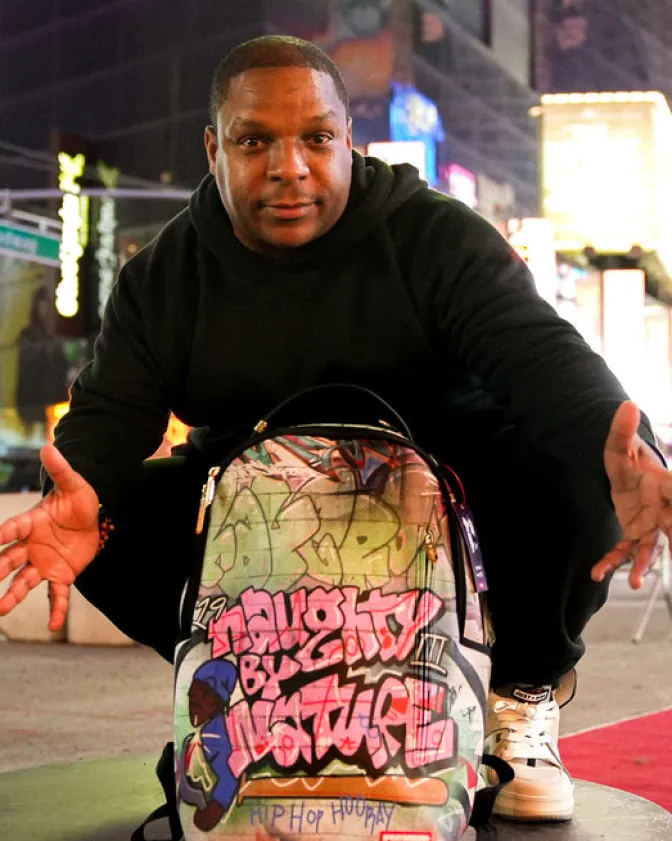 NAUGHTY BY NATURE HIP HOP HOORAY 30TH ANNIVERSARY COLLAB BACKPACK