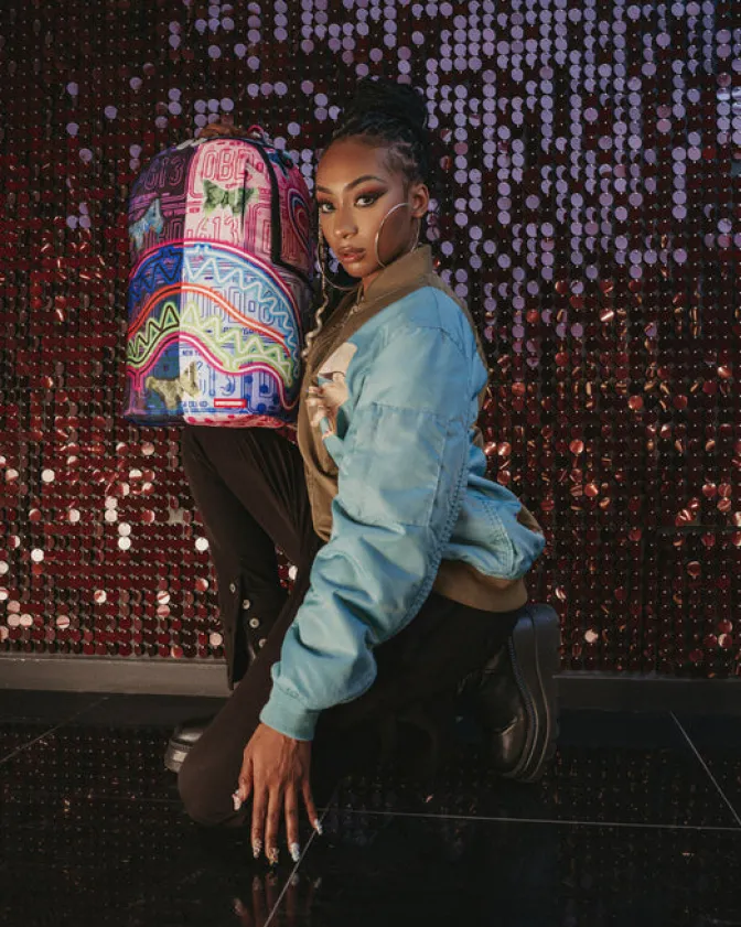 NEON BUTTERFLY BACKPACK